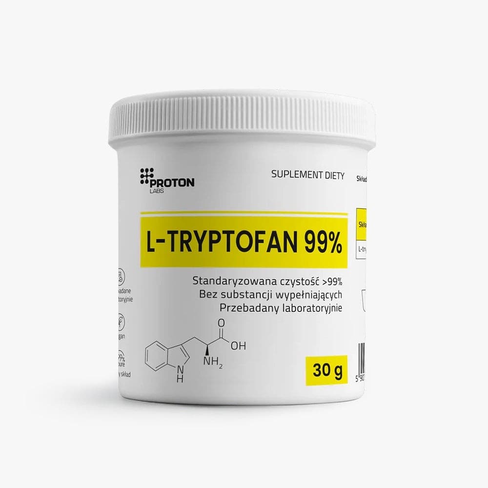 PROTON LABS - Polvere di Tryptofano 30g – PROTON LABS confezione