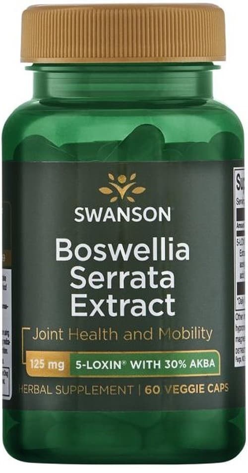 Swanson Boswellia Serrata Extract 125 mg - 30 kapslar – Swanson confezione