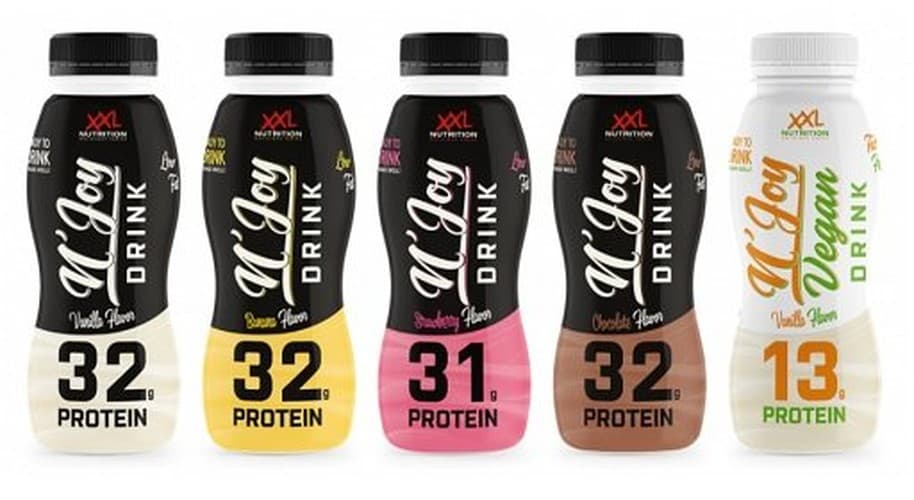 XXL Nutrition - N'Joy, napój białkowy - Czekolada, 6 × 310 ml – opakowanie