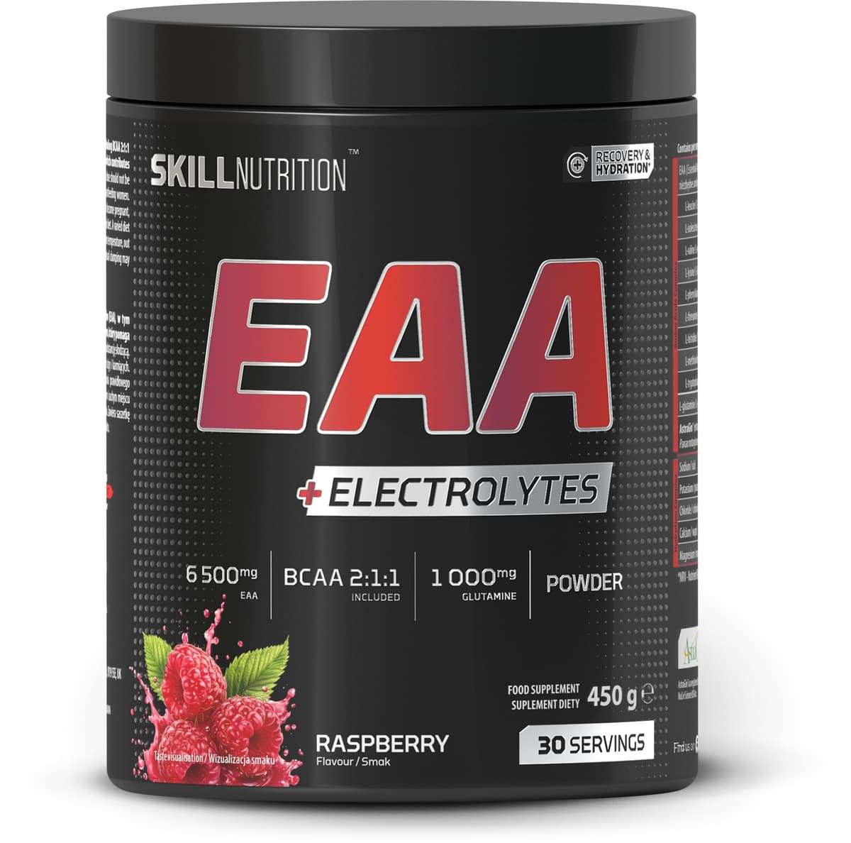 Skill Nutrition - EAA + Electrolytes – Skill Nutrition förpackning