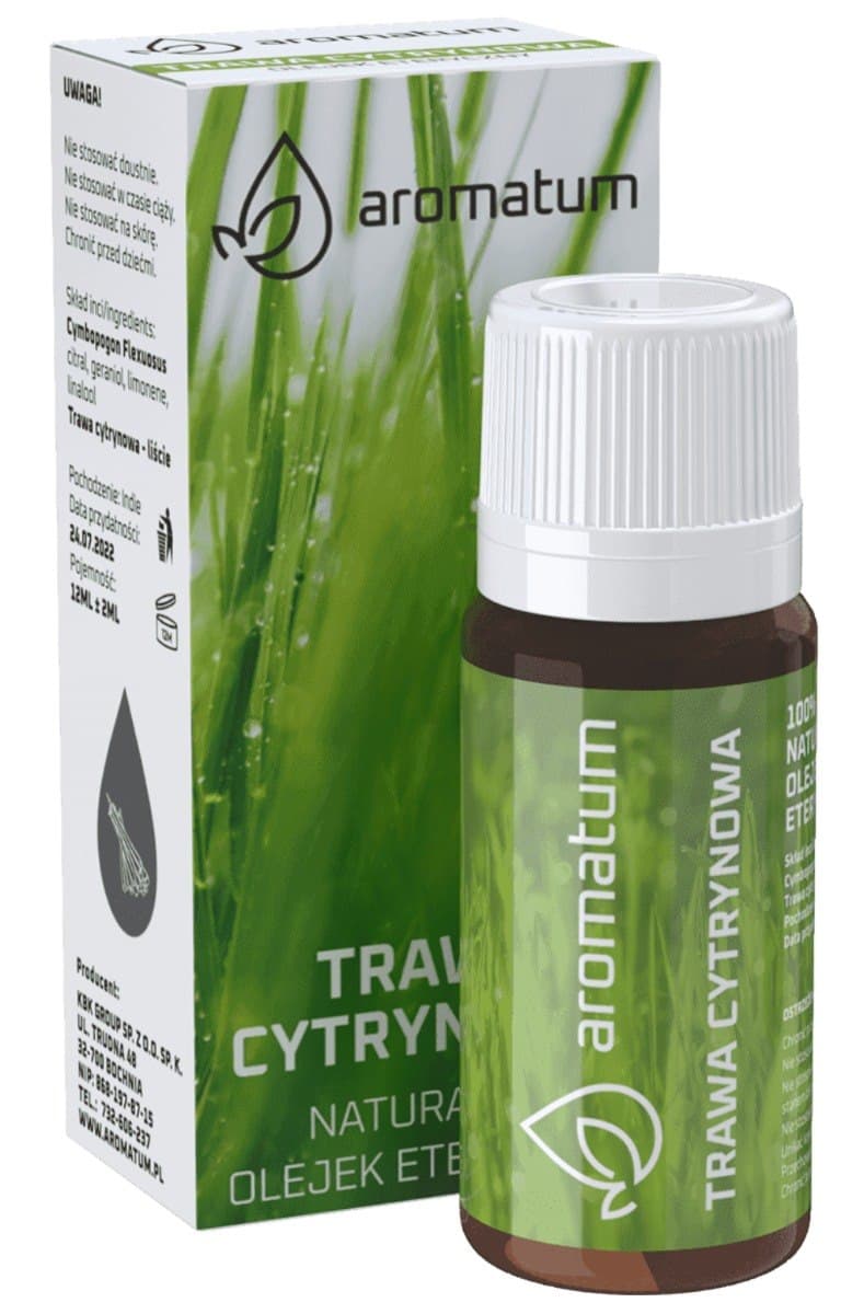 Aromatum - Natural Lemongrass Essential Oil – Aromatum packaging
