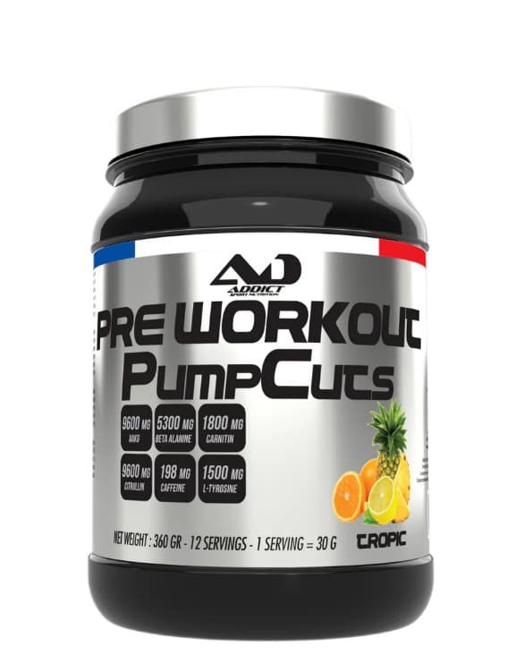 Addict Sport Nutrition - Pre Workout Pump Cuts – Addict Sport Nutrition förpackning