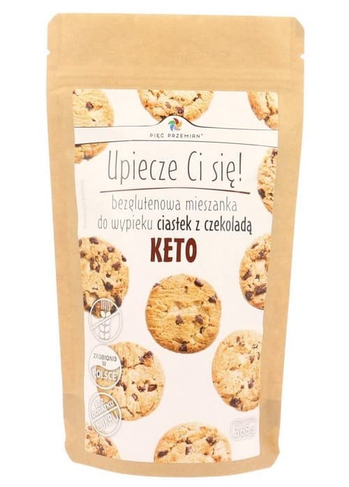 Pięć Przemian - KETO Mix Cookie With Chocolate - 365g