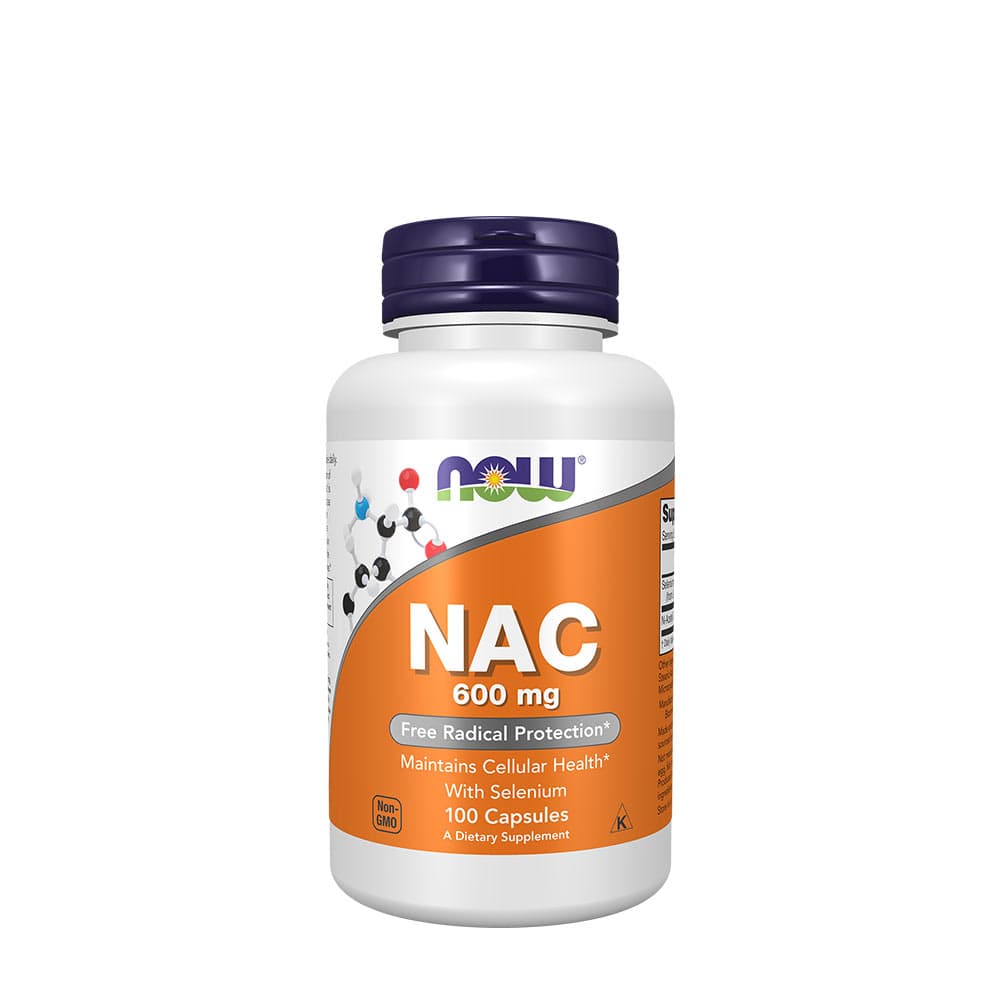 NOW Foods - NAC - Wsparcie aminokwasów – NOW Foods opakowanie