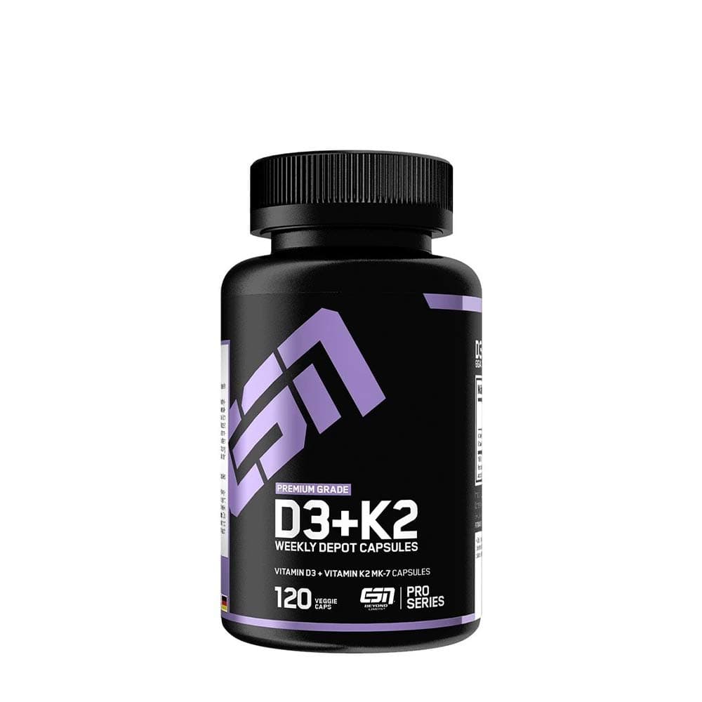 ESN Vitamin D3+K2 - 120 Veggie Capsules – Esn förpackning