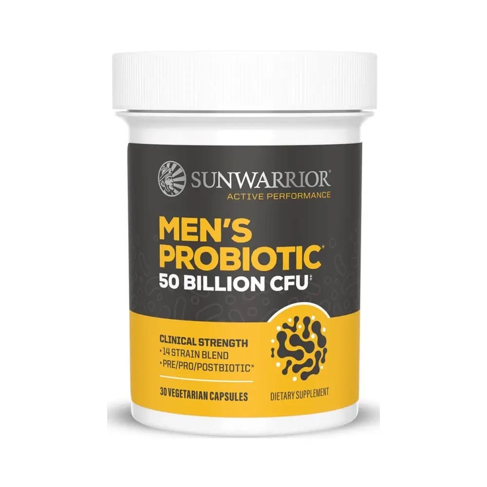 Sunwarrior - Active Men's Probiotic 50 Billion CFU – Sunwarrior förpackning