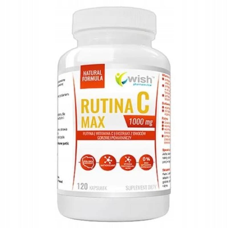Wish - Rutyna C Max 1000 mg - 120 Capsules