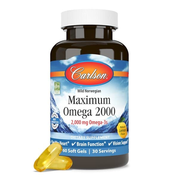 Carlson Labs - Maximum Omega 2000 – Carlson Labs förpackning
