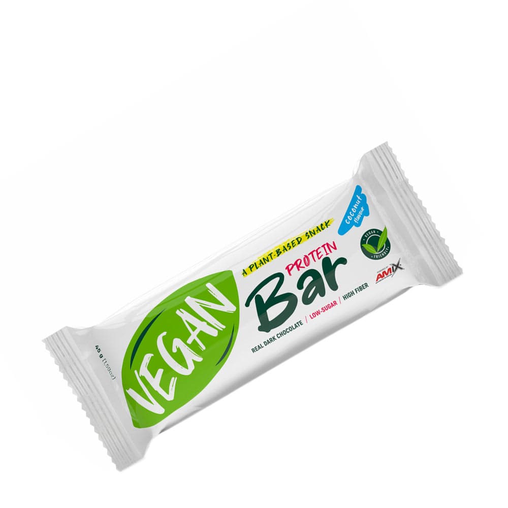 Amix Vegan Protein Bar - Coconut - 45 g – Amix förpackning
