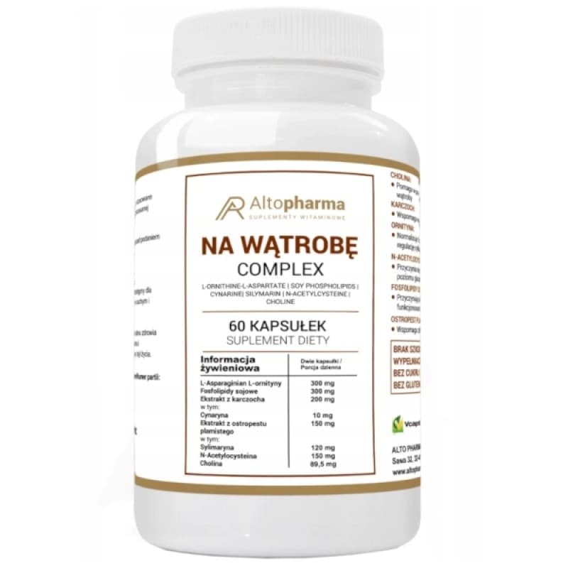 Altopharma - Complejo de Apoyo Hepático - 60 Cápsulas – Altopharma empaque