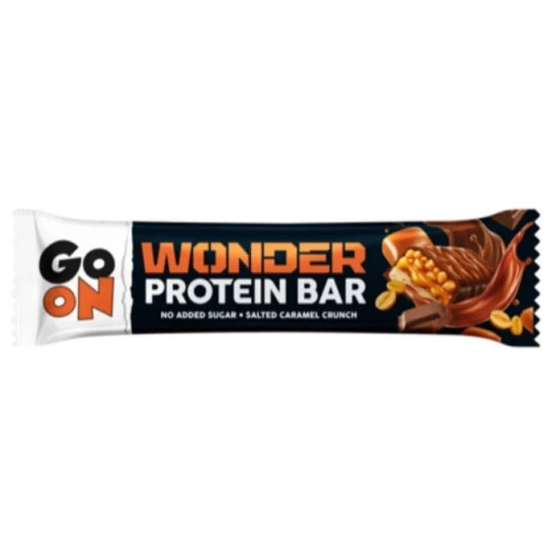 Sante Go On Wonder Protein Bar Salted Peanut Caramel 45 g – Go On packaging