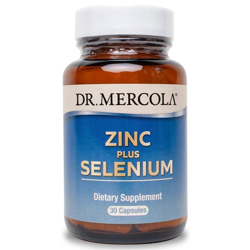 Dr. Mercola - Zinc Plus Selenium – Dr. Mercola empaque