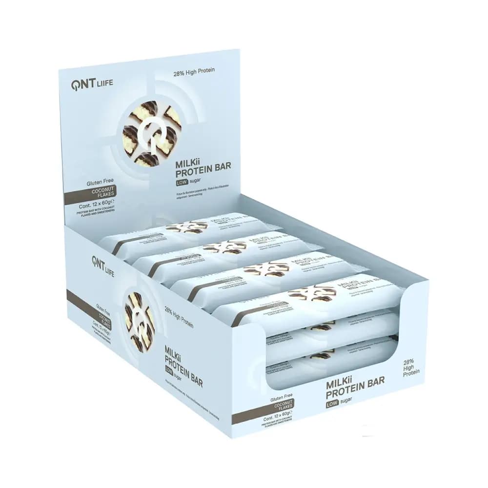 QNT MILKii Protein Bar – QNT förpackning