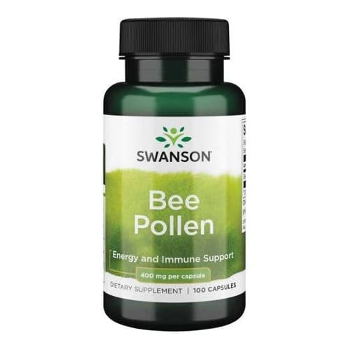 Swanson Bee Pollen 800 mg - 100 capsules – Swanson packaging