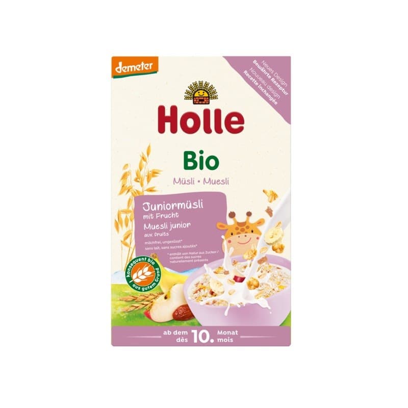 Holle - Bio Junior Muesli - 250g – Holle förpackning