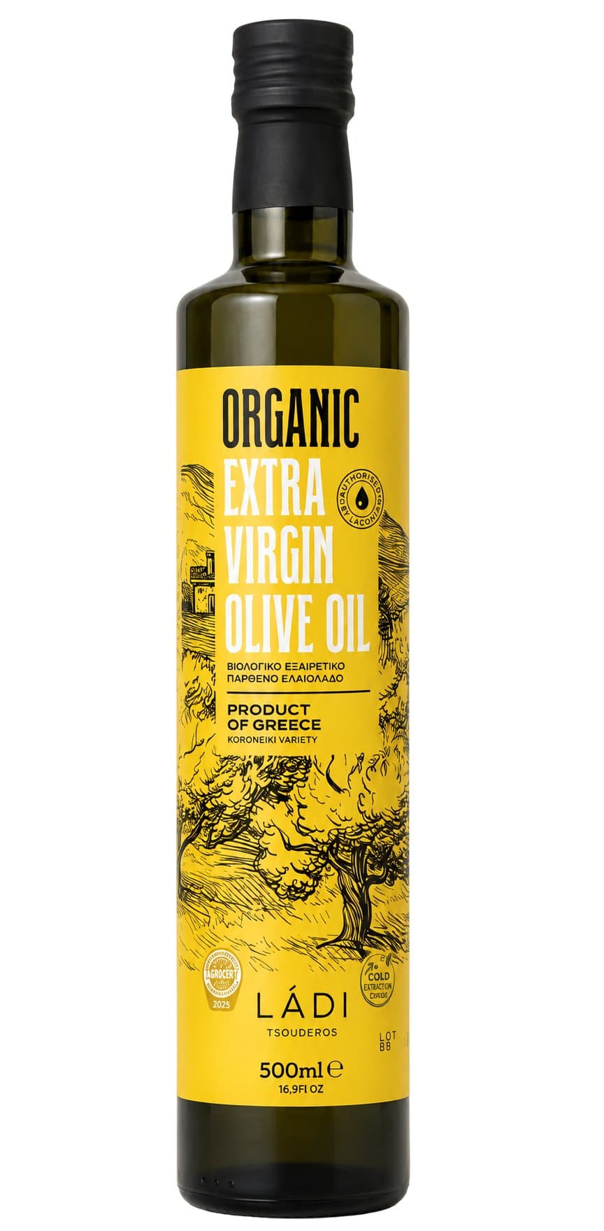 LADI - Ekologisk Extra Virgin Olivolja – LADI opakowanie