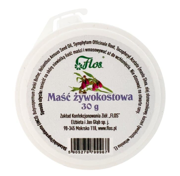 FLOS - Maść żywokostowa 30g FLOS – Flos packaging