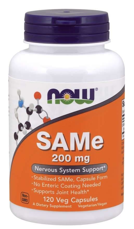NOW Foods - SAMe 200mg – NOW Foods packaging