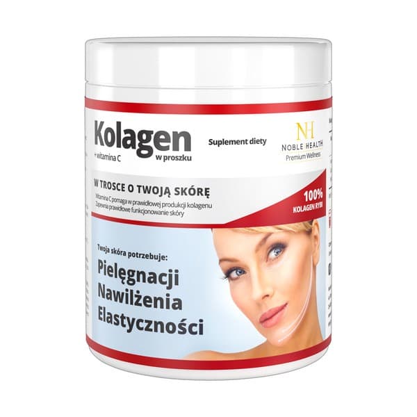 Noble Health Collagène + vitamine C en poudre 100 g – Noble Health packaging