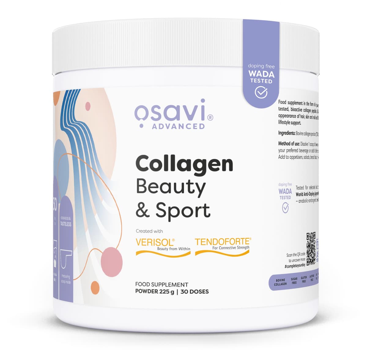 Osavi Advanced - Collagen Beauty & Sport - 225g – Osavi packaging