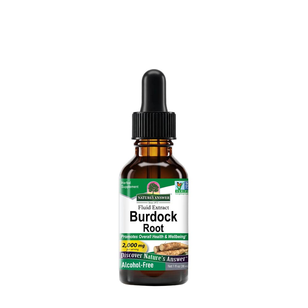 Nature's Answer - Radice di Bursdock - Estratto di Erbe – Nature's Answer confezione