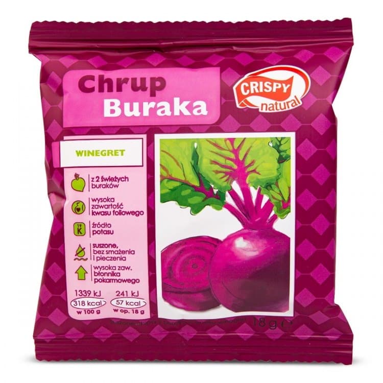 Crispy Natural - Chrup Buraka - 18g – Crispy Natural förpackning