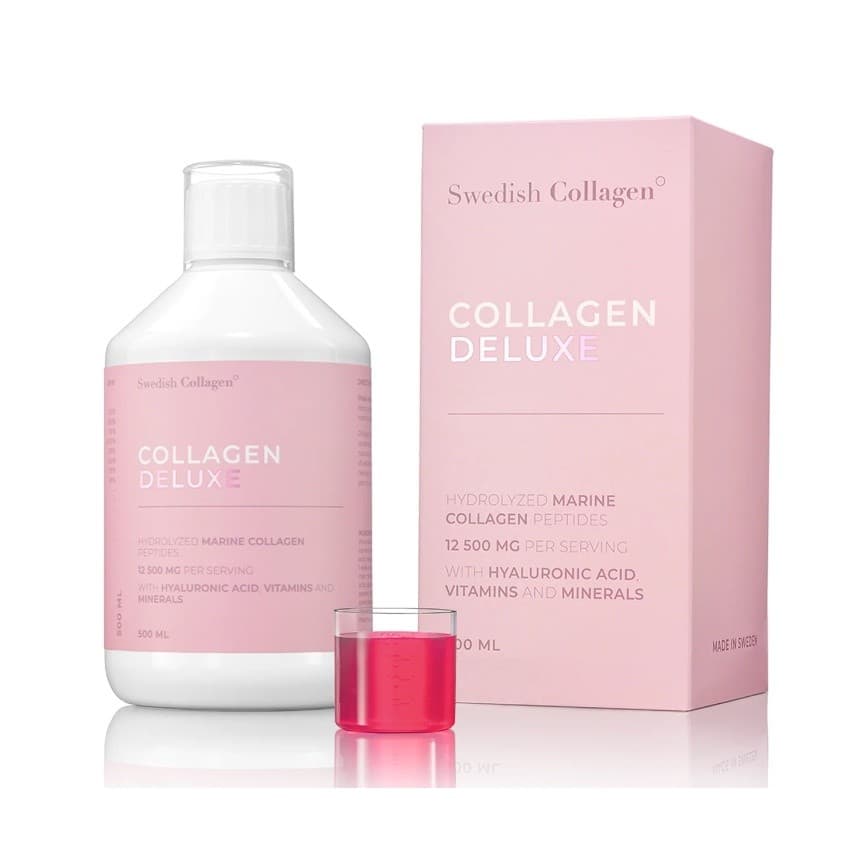 SWEDISH NATURA - SWEDISH NUTRA Collagen Deluxe 12 500 mg 500 ml – Swedish Collagen empaque