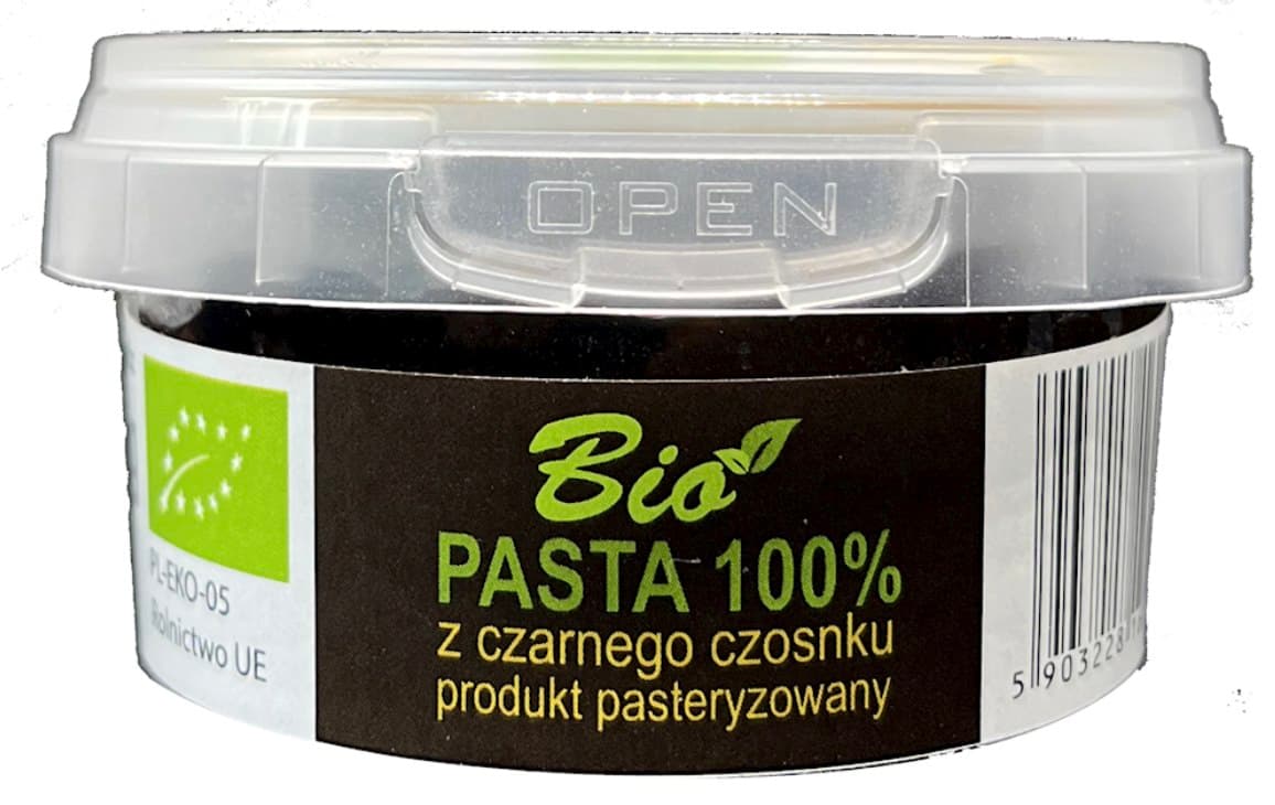 Przetwory Z Natury Black Garlic Paste Gluten-Free BIO 80 g – Bio Planet packaging