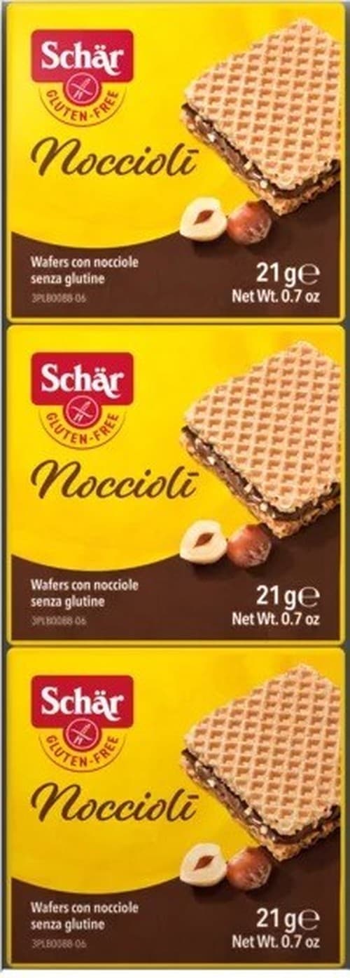 Schar Wafle orzechowe Noccioli 3x21 g 63 g – Schär opakowanie