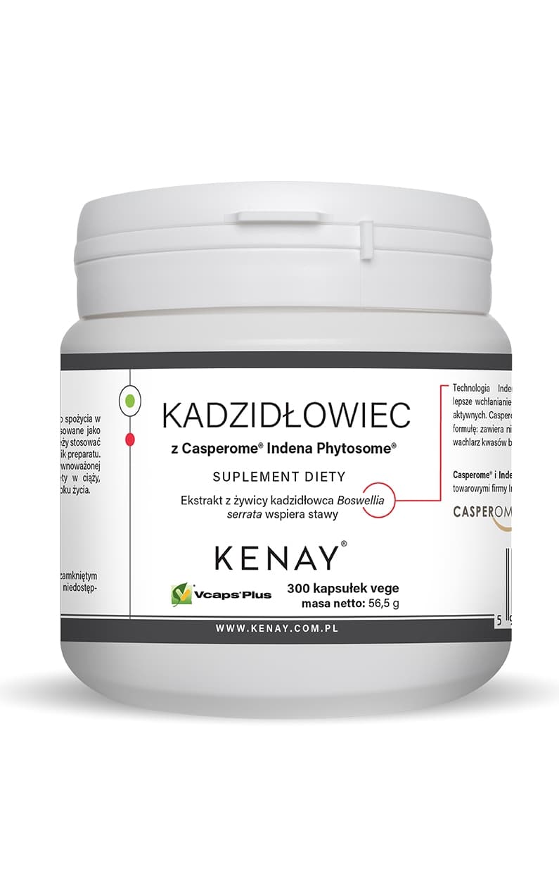 Kenay - Boswellia Casperome Indena Phytosome - 300 kapslar – förpackning