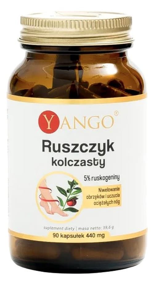 Yango Butcher's Broom Extract 90 capsules – Yango packaging