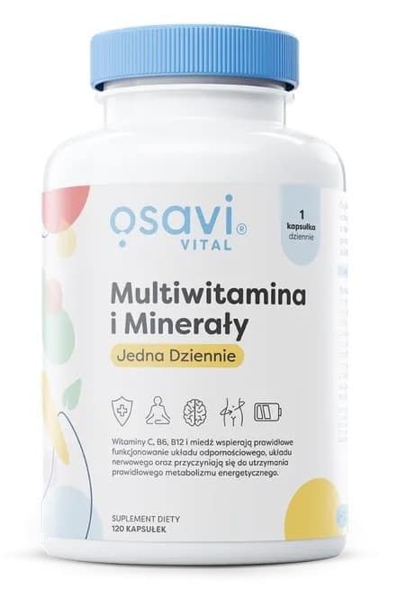 OSAVI Multivitamin and Minerals Once Daily (120 capsules) – Osavi packaging