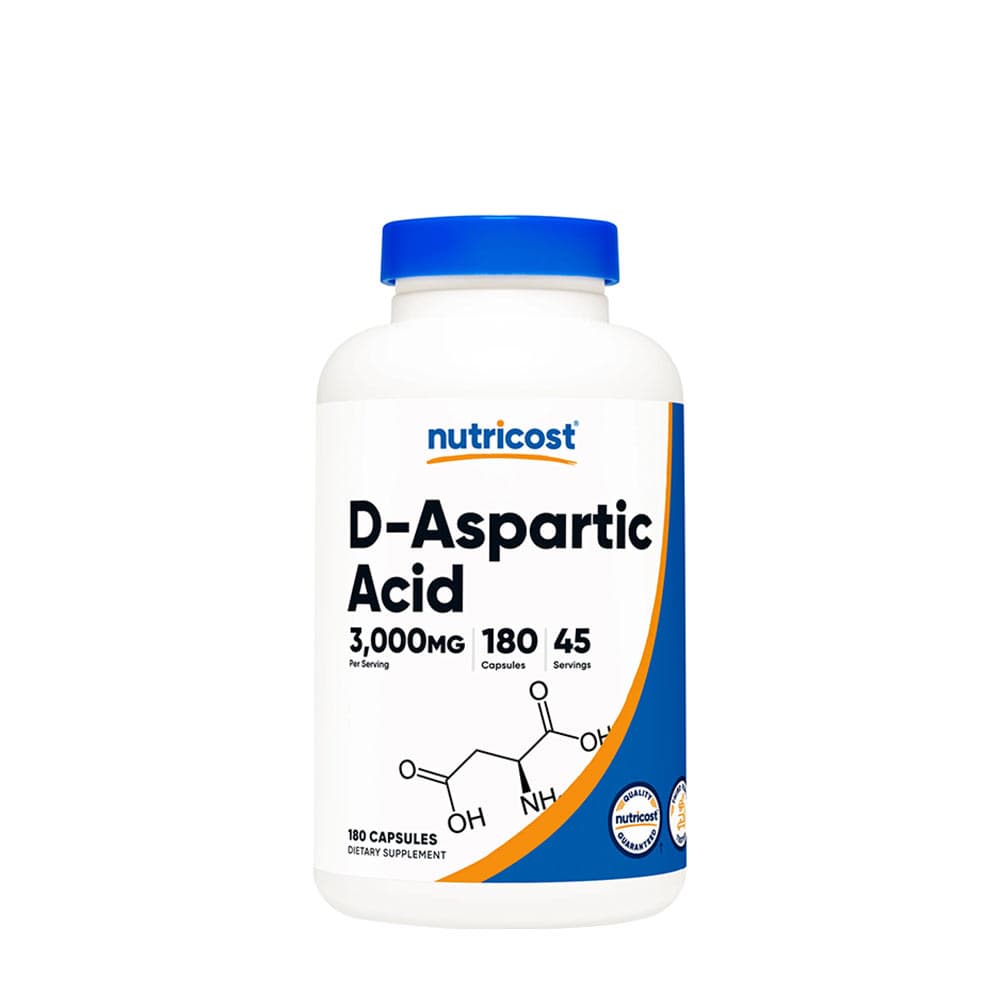 Nutricost D-Aspartic Acid 750 mg - 180 Kapseln