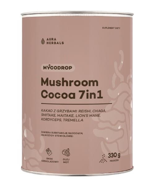 Aura Herbals - Mycodrop Svamp Kakao 7in1 - 330g