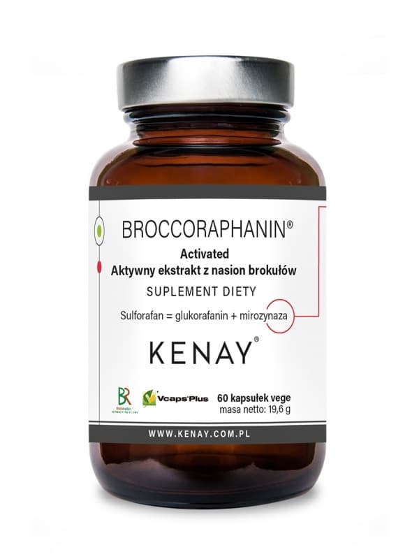 Kenay - BroccoRaphanin Activated - 60 Capsules – packaging