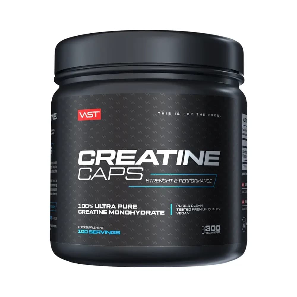 VAST - Creatine Ultra Pure Caps – VAST förpackning