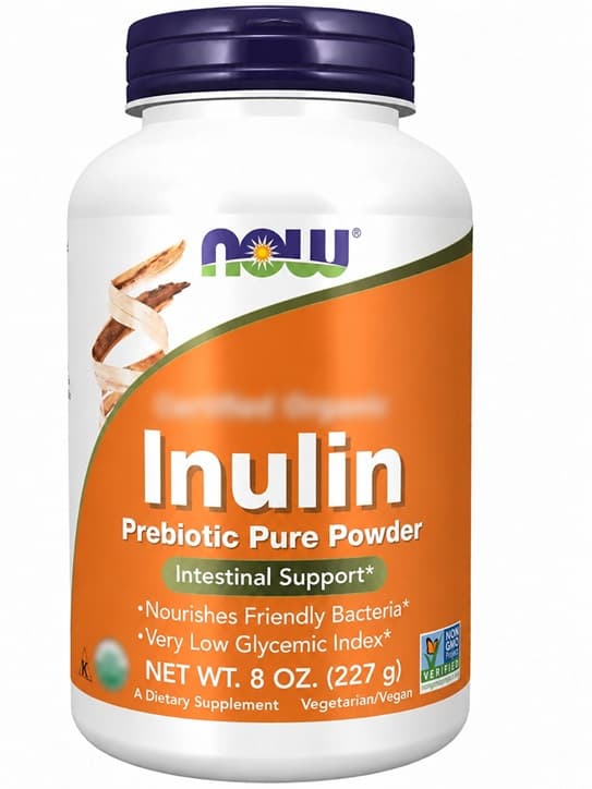 NOW Foods - Inulin Prebiotic Pure Powder - 227 g