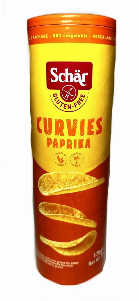 Schär - Curvies - Gluten-Free Cookies – Schär förpackning