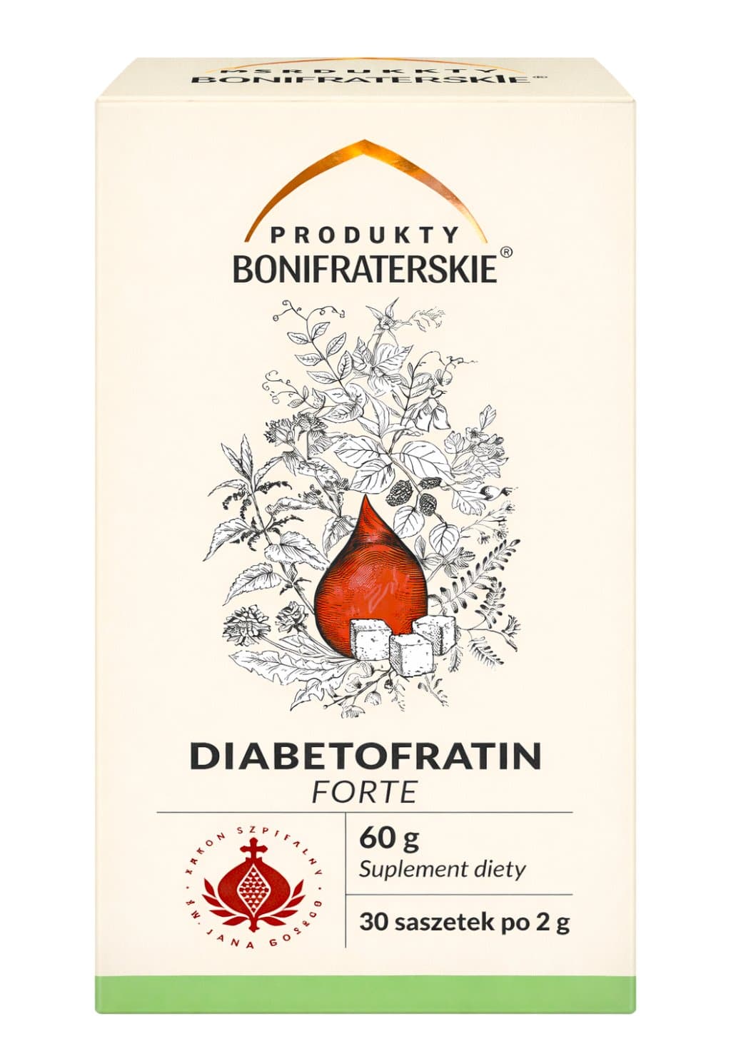 Prodotti Bonifraterski - Diabetofratin Forte, capsule – Produkty Bonifraterskie confezione