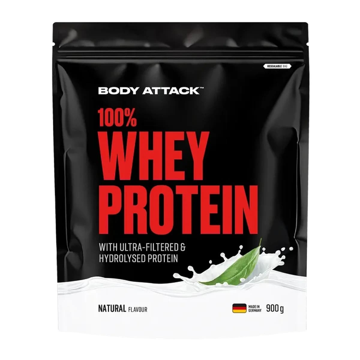 Body Attack - Proteína de suero 100 % – empaque