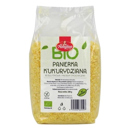 Bio Planet - Chapelure de maïs biologique sans gluten 200 g – Bio Planet emballage