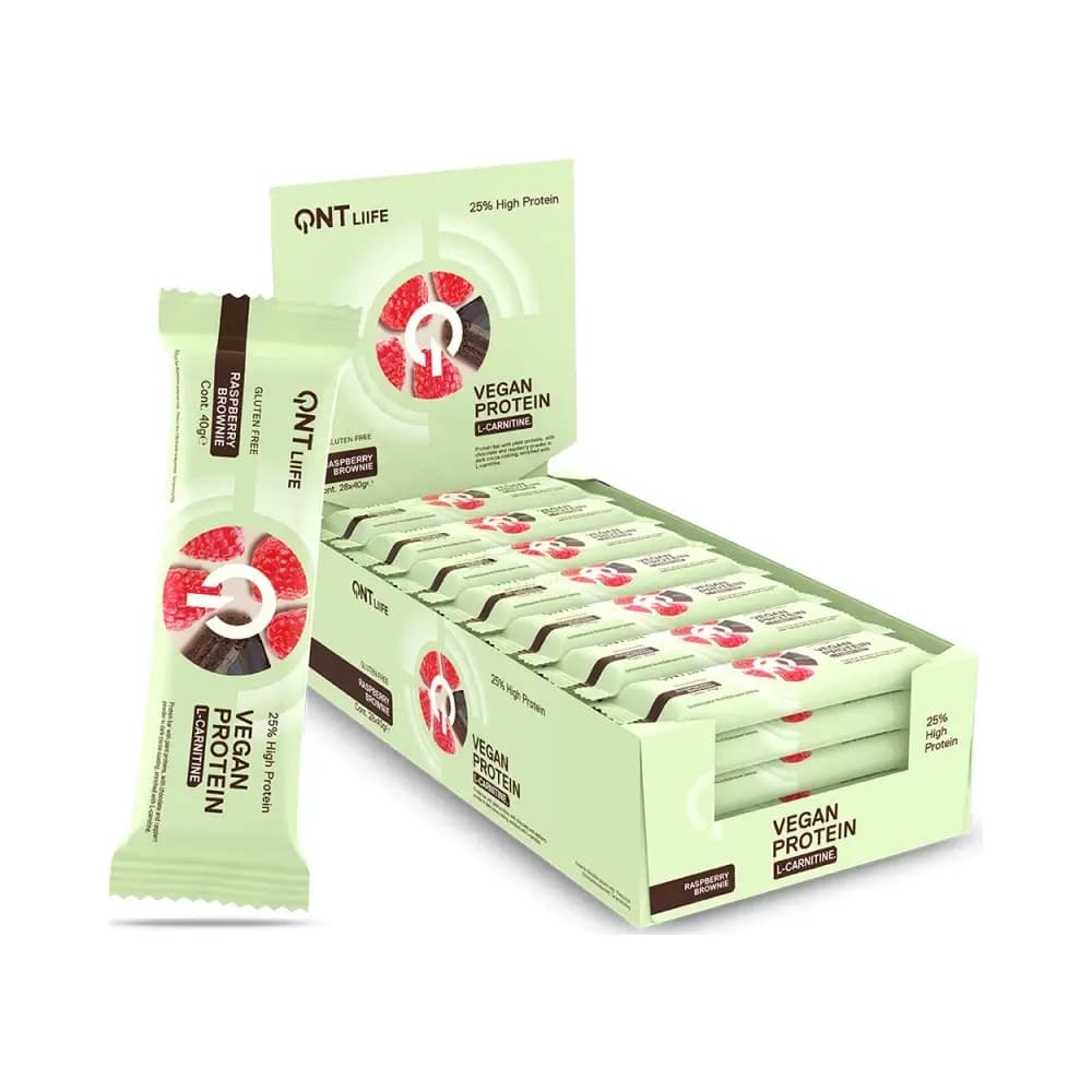 QNT - Veganer Proteinriegel + L-Carnitin – QNT Verpackung