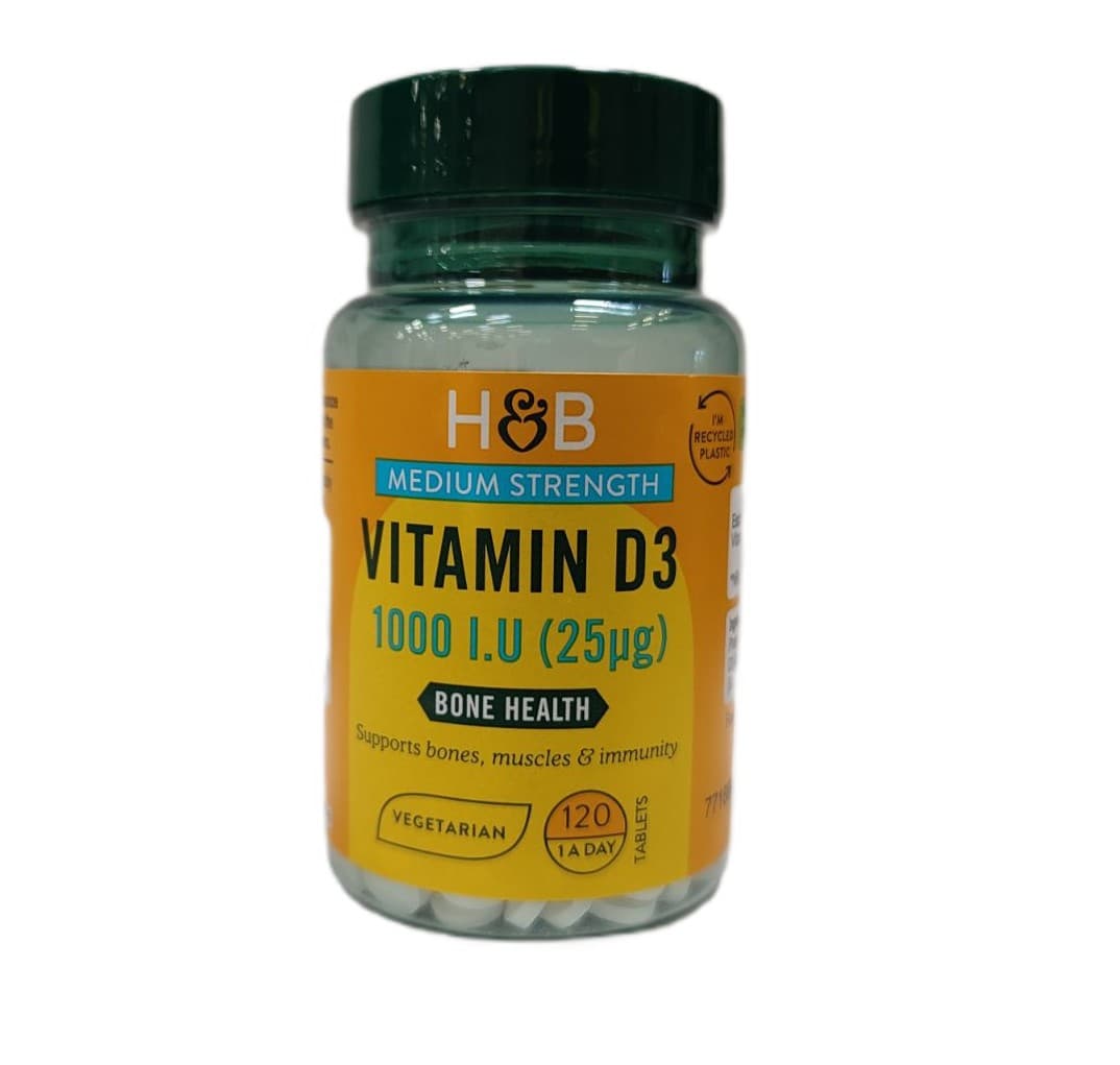 Holland & Barrett - Vitamina D3, 10mcg – Holland & Barrett packaging