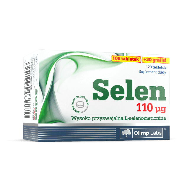 Olimp Selen 110 µg 120 comprimés – Olimp Labs packaging
