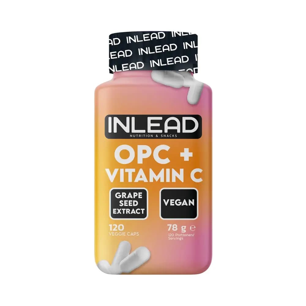 Inlead - OPC + Vitamin C - Unflavoured - 78g (120 Vcaps) – Inlead packaging