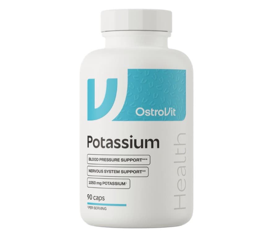 OstroVit - Potassium, 1050mg - 90 caps – OstroVit förpackning