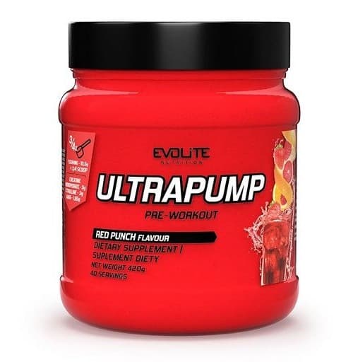 Evolite Nutrition - Kreatinmonohydrat, citrullinmalat og arginin-alfa-ketoglutarat – emballage
