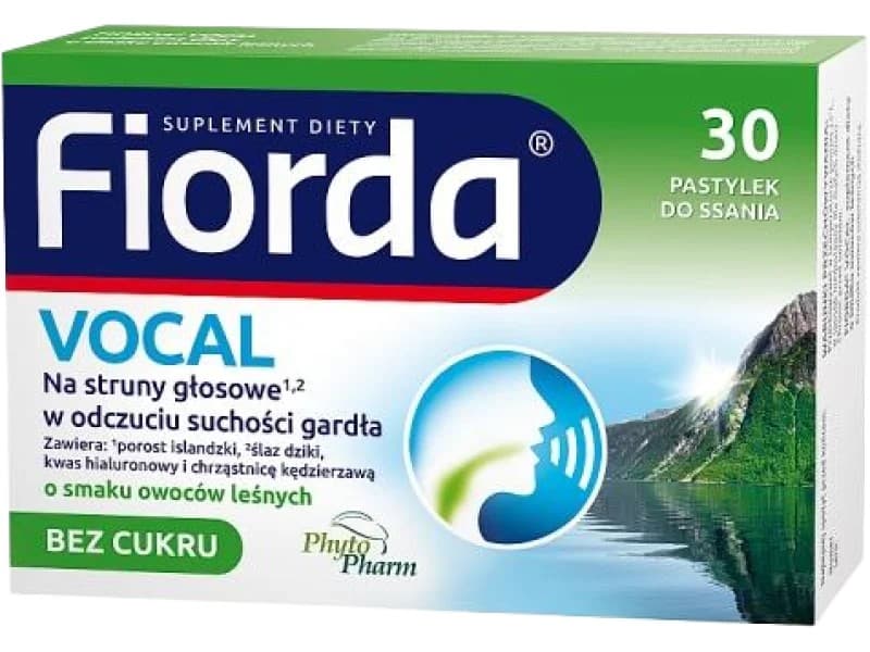 Pastilles aux Baies Sauvages Fiorda Vocal 30 pcs – Fiorda packaging