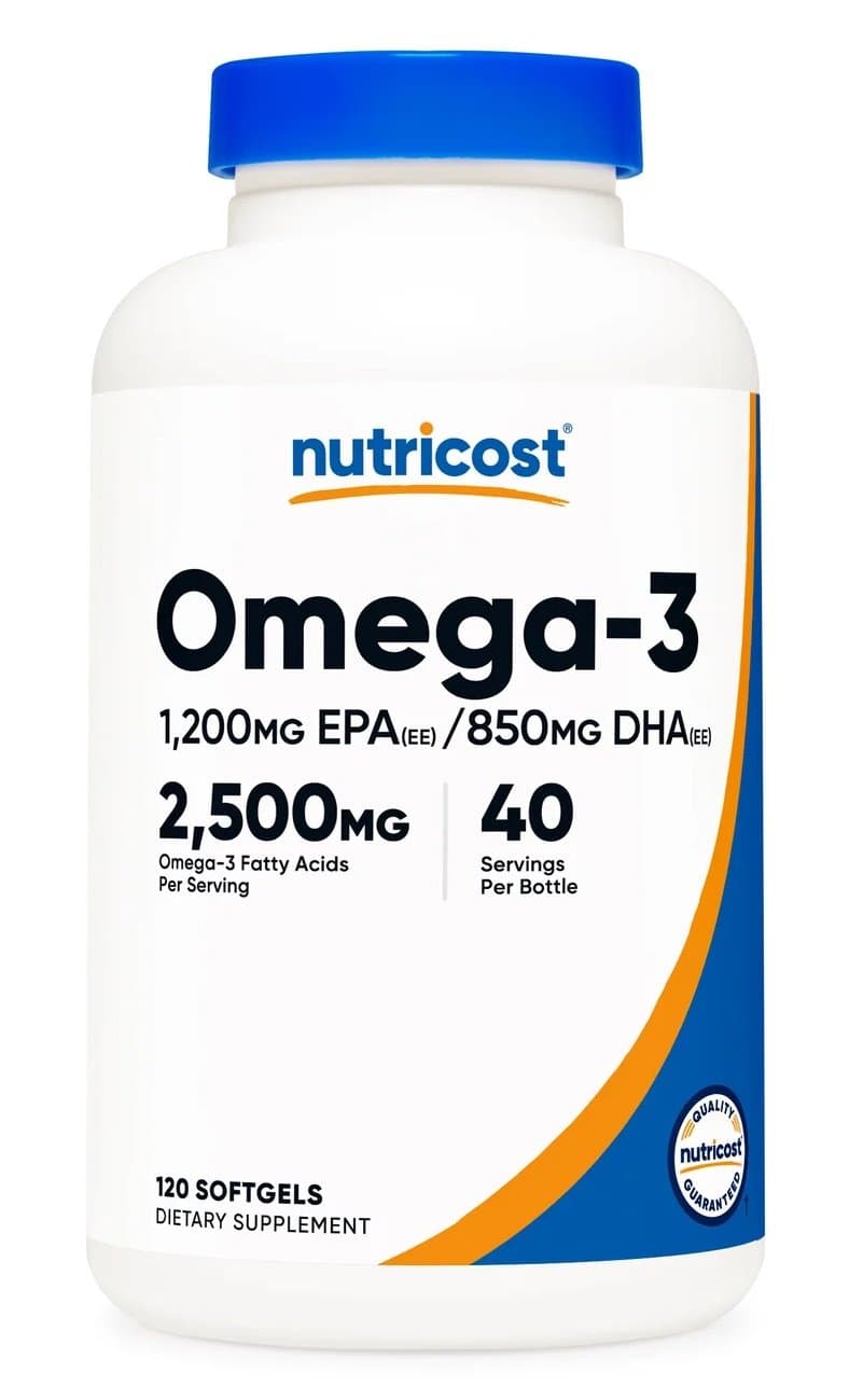 Nutricost - Omega-3 - 120 Softgels – Nutricost empaque