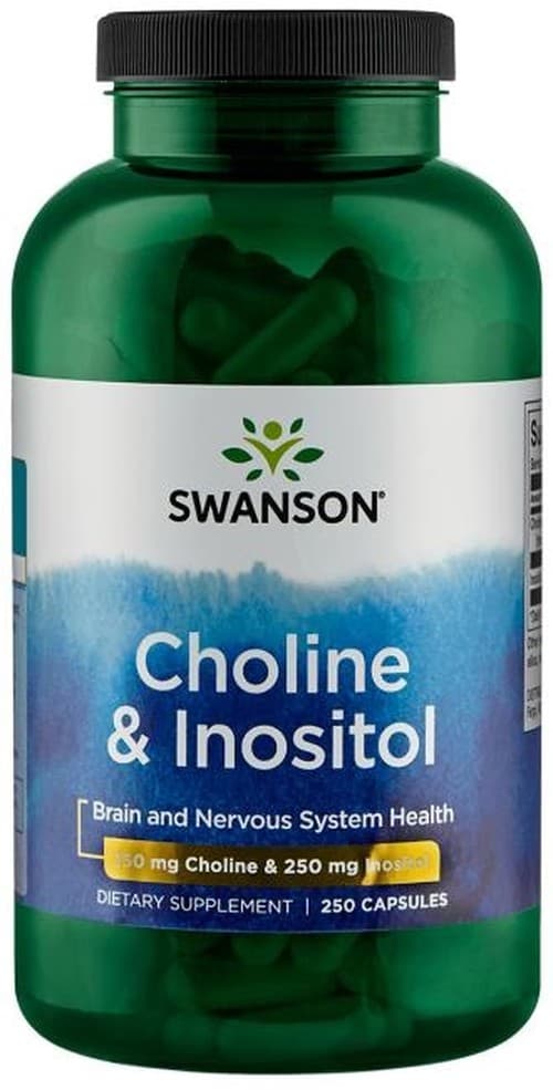 Swanson Choline & Inositol 250 kapsułek – Swanson packaging